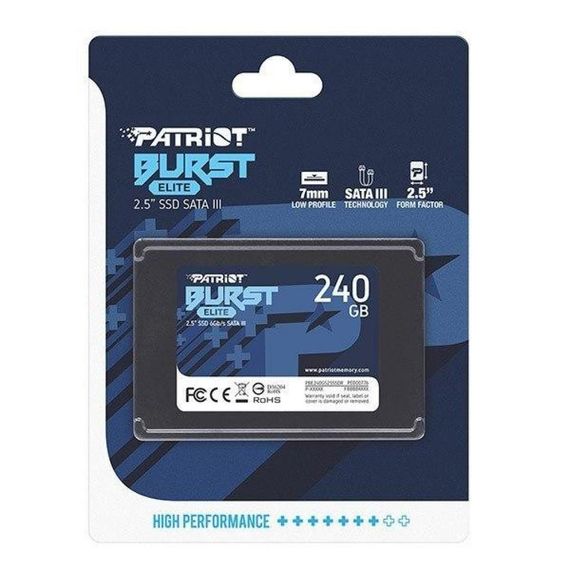 Накопитель SSD 2.5&quot; 240GB Burst Elite Patriot (PBE240GS25SSDR) | Зображення 3