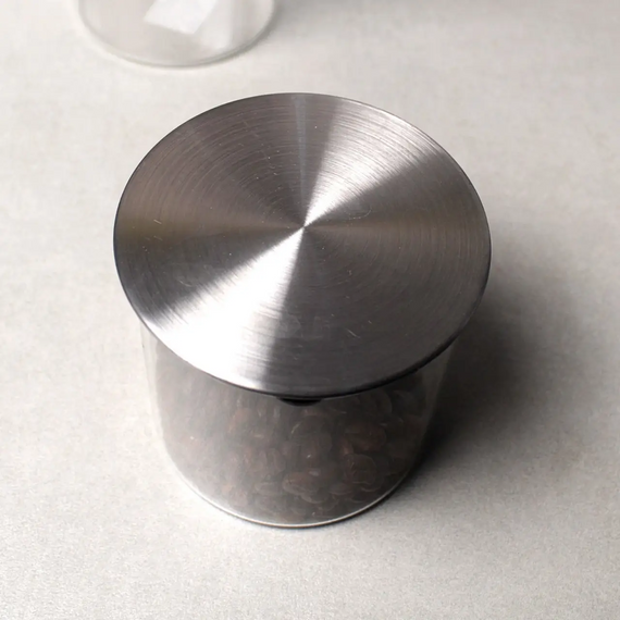 Банка для хранения Metal GK-5214 1300 мл с герметичной металлической крышкой и силиконовым уплотнителем Прозрачный | Зображення 1