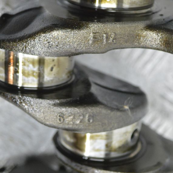 Колінвал 1.5 DCI Renault Kangoo Clio Megane колінчатий вал Рено Кенго Кліо Меган F146226 F14 6226 | Зображення 4