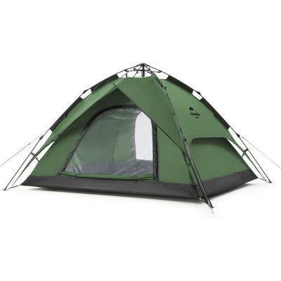 Палатка Naturehike чотиримісний автоматичний NH21ZP008 темно-зелений (6976023920660)