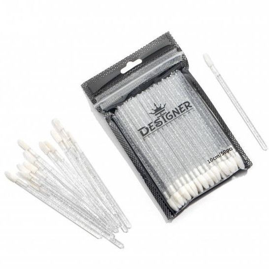 Пластиковые микростики 10см серебряные (в пакетике) 100шт | Зображення 1