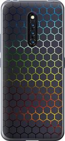 Чехол на Vivo X27 Pro Переливающиеся соты "498u-1772-17620"