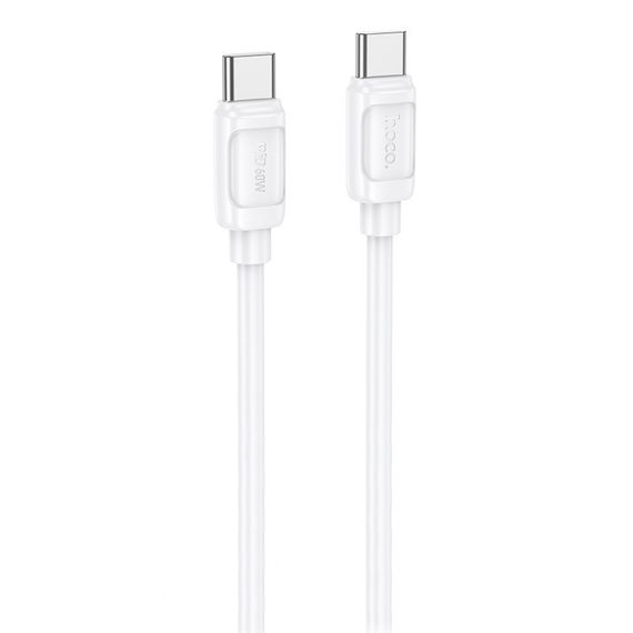 Дата кабель Hoco X115 Surpass Type-C to Type-C 60W (1m) White