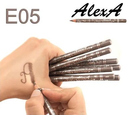 Олівець для очей WoBs eye contour pencil - E05 сіро-коричневый (перламутровий) | Зображення 2