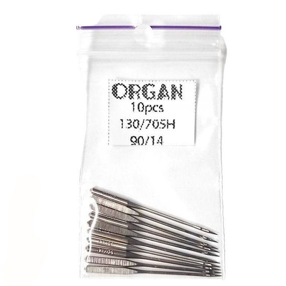 Иглы швейные универсальные ORGAN №90 для бытовых швейных машин упаковка 10 штук (6816) | Зображення 1