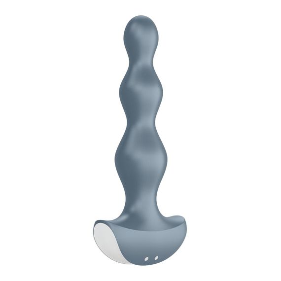 Анальний стимулятор-намистини з двома моторами Satisfyer Lolli-Plug 2, Сірий | Зображення 5