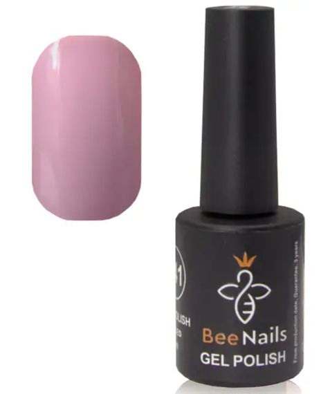 Гель-лак для нігтів Bee Nails 074 (ніжна орхідея) 8мл | Зображення 1