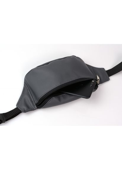 Поясна сумка бананка Sambag Tirso MSHm графітовий 31 х 12 х 5 см (80111009m) | Зображення 3