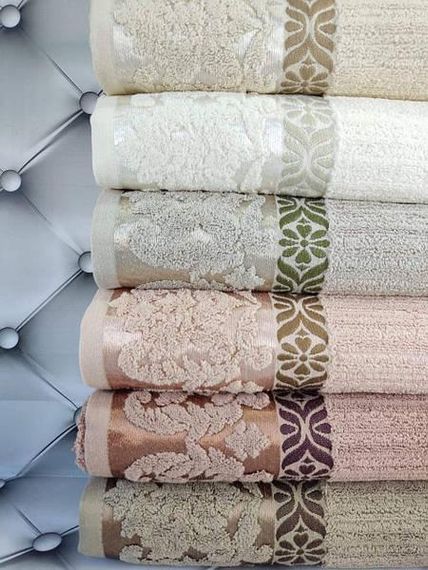 Рушники Sikel Guzide 70х140см Пеньє набір 6шт