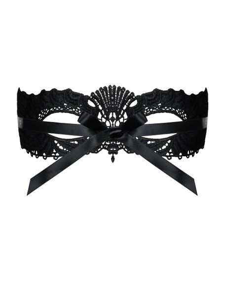 Мереживна маска Obsessive A700 mask, єдиний розмір, чорна Sex Aura | Зображення 2