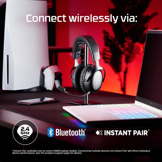 Навушники HyperX Cloud III S Wireless/USB-A/USB-C Black (A59YZAA) | Зображення 8