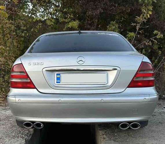 Насадки на глушник V1 (2 шт) для Mercedes S-сlass W220 | Зображення 5