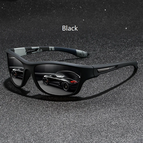 Спортивні сонцезахисні окуляри UV400 унісекс для водіння та спорту black