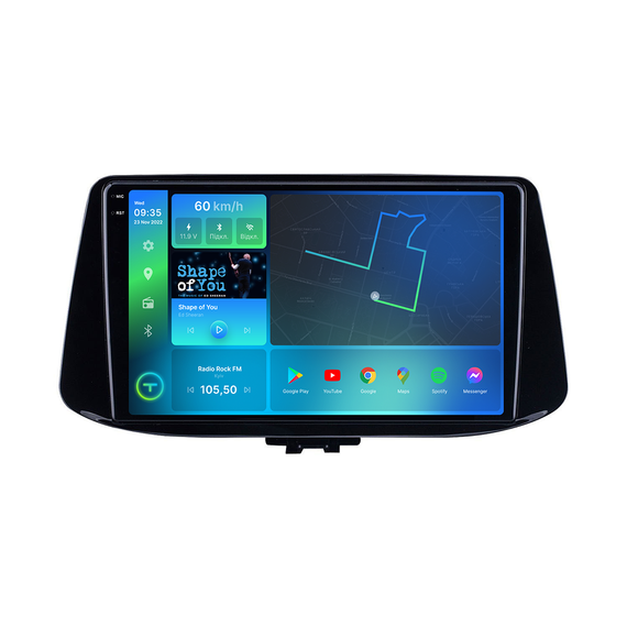 Штатна магнітола Torssen 2K Hyundai I30 18+ F9432 4G Carplay DSP | Зображення 1