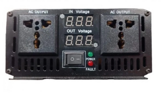 Инвертор для автомобильных аккумуляторов ERYUAN 12V → 220V 3500W | Зображення 1