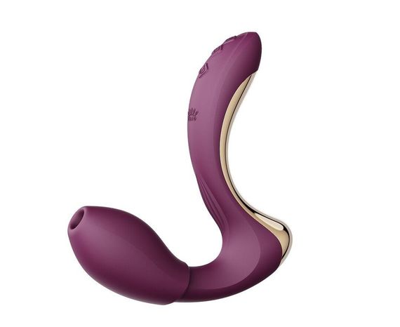 Вібратор-пульсатор з вакуумною насадкою Zalo – Talis G-Spot PulseWave Vibrator Velvet Purple Sex Aura | Зображення 1
