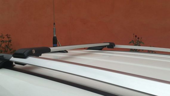 Перемички на рейлінги під ключ (Туреччина, 2 шт) Сірий для Toyota Rav 4 2013-2018 рр | Зображення 3