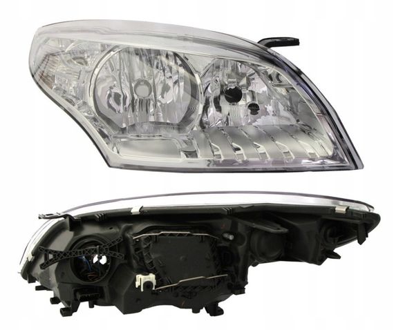 Фара Передня Renault Megane 3 2008-2013 Права H7/H1, С Моторч., Хром.Рамка 551-1178Rmldem1