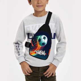 Сумка через плече дитяча Футбол 29х17 см сумка слінг для хлопчика (02240)