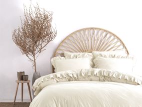 Постільна білизна Limasso Stonewashed Exclusive Ranforse 200 х 220 см Akdeniz Krem