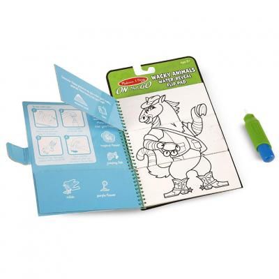Набор для творчества Melissa&amp;Doug Волшебная водная раскраска Веселые животные (MD9464) | Зображення 1