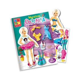 Магнітна гра Одягалка "Блондинка" Vladi Toys VT3204-30 Укр