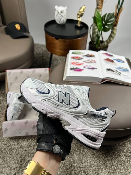 Кроссовки New 530 Premium White Navy Silver весна / літо / осінь В3662 36 23 см | Зображення 4