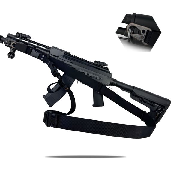 Ремінь збройовий триточковий RAGNAROK "Hel" Gen.II carbine Чорний
