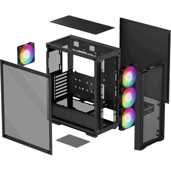 Корпус Deepcool CC560 Mesh V2 Black (R-CC560-BKAMA4-G-2) | Зображення 9