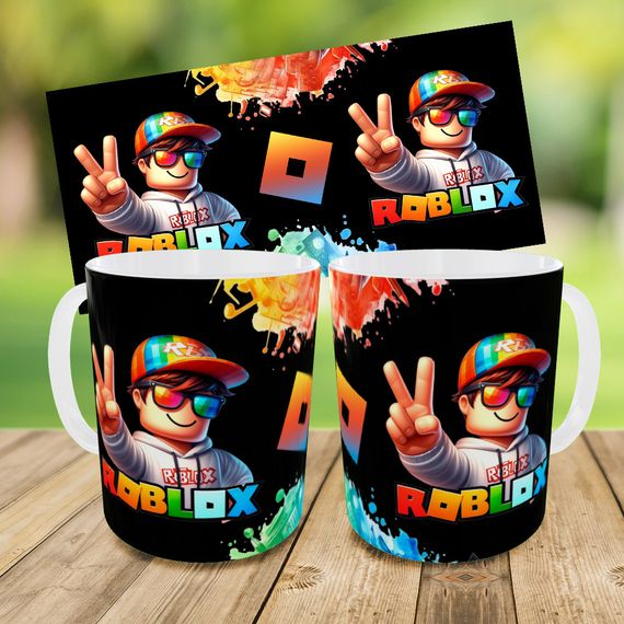 Набір дитячий Роблокс «Roblox» рюкзак 36х27см сумка-бананка, кружка з принтом для хлопчика (01586) | Зображення 8