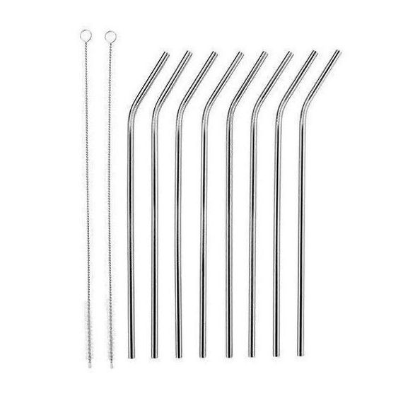 Трубочки коктейльні з неіржавкої сталі, Ernesto, 8 шт. | Зображення 1