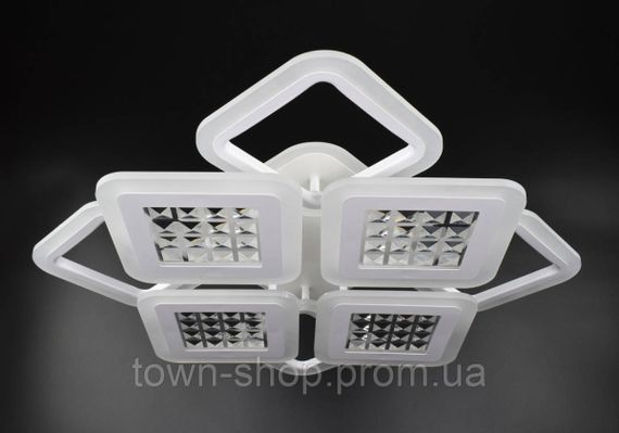 Люстра потолочная LED с пультом A2723/4+4S-RGB-wh Белый 11х54х62 см.