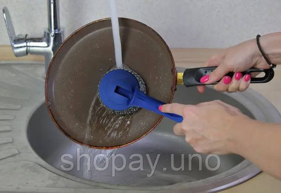 Щетка с длинной ручкой для чистки посуды, посуда, сковорода BRUSH AND-4-20-600 | Зображення 5