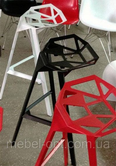 Стул барный Chair one Bar белый алюминий, стиль модерн, дизайн Konstantin Grcic | Зображення 8