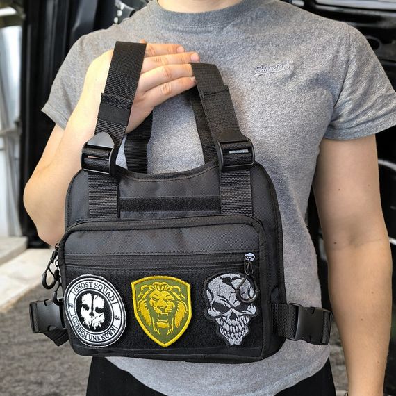 Тактична сумка несесер, Сумка нагрудна водонепроникна Чоловіча тактична з кордури VJ-87