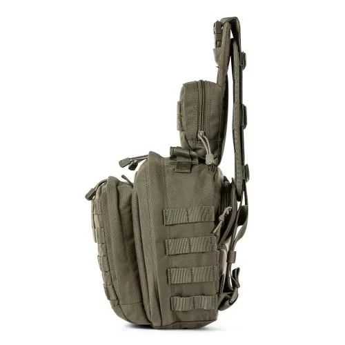 Тактична сумка-кобура 5.11 Tactical RUSH MOAB 6 Sling Pack 11L Колір Олива компактна однолямкова сумка із системою MOLLE для EDC | Зображення 6