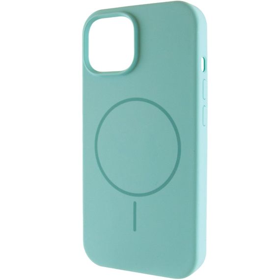 Чехол Silicone Case Full Protective (AA) NO LOGO with MagSafe для Apple iPhone 11 Pro Max (6.5") Бирюзовый / Marine Green