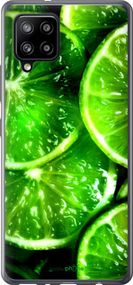 Чохол на Samsung Galaxy A42 A426B Зелені часточки лимона "852t-2098-2448"