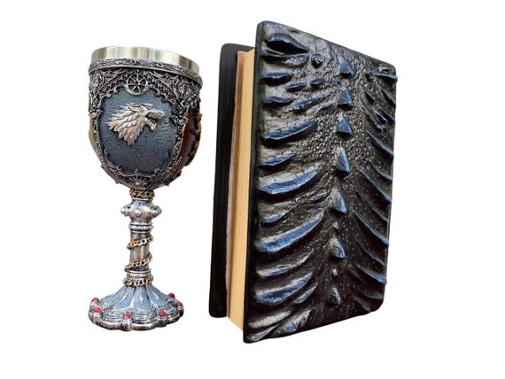 Подарунковий набір Келих 3D Гра Престолів і Блокнот 3D «Книга тіней і Глубін» | Зображення 1