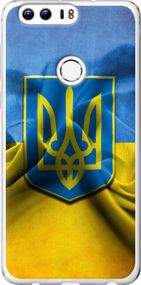 Чехол на Huawei Honor 8 Флаг и герб Украины 1 "375u-351-17620"