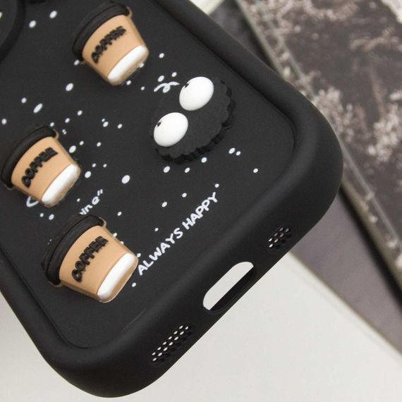 Чохол TPU Toys Case with Ears для Apple iPhone 14 Pro Max (6.7") Black | Зображення 1