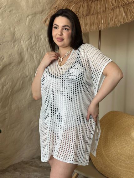 Жіноча пляжна туніка Plus Size | Зображення 5