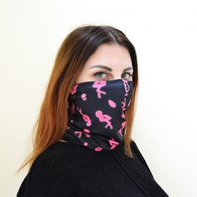 Защитная бафф маска на лицо 4Profi Neon Flamingo размер М 14820