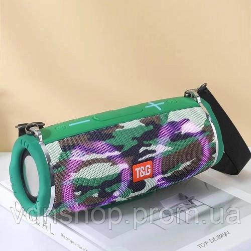 Колонка з підсвічуванням портативна TG642, Bluetooth стерео колонка з радіо музична акумулятор BS-48 | Зображення 4