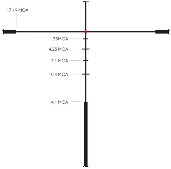 Приціл оптичний Hawke Endurance FD 2-12x50 сітка LR2 з підсвічуванням | Зображення 4