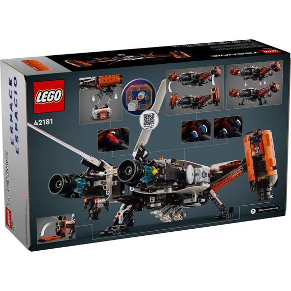 Конструктор LEGO Technic Вантажний космічний корабель VTOL LT81 1365 деталей (42181) | Зображення 9