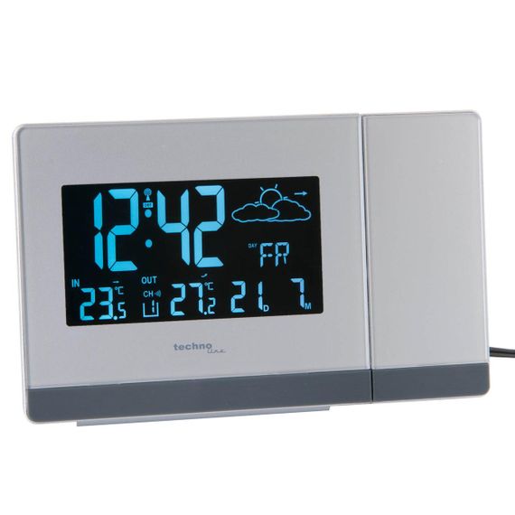 Годинник проекційний Technoline WT549 White (WT549) | Зображення 3