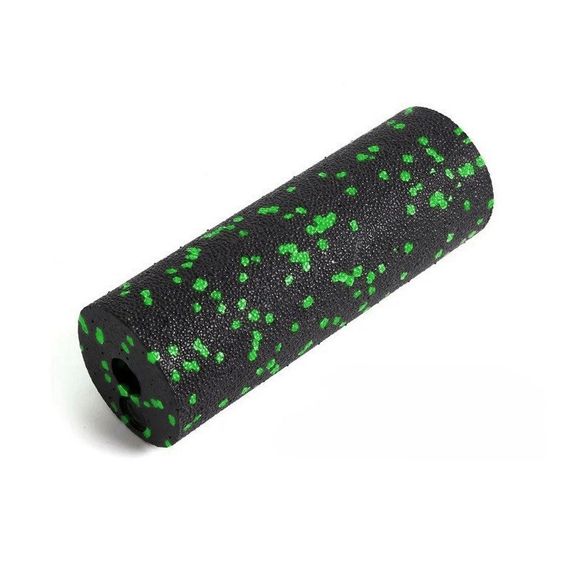 Набір для масажу та йоги PowerPlay PP_4093 EPP (3 м'ячики + валик масажер 15*5,3см.) Green  + резинка 5,5 кг. | Зображення 3