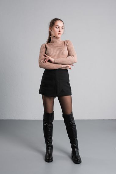 Ботфорты женские зимние Fashion Arabella 3855 40 размер 255 см Черный | Зображення 8