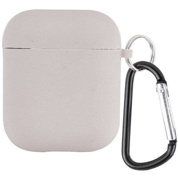 Силіконовий футляр із мікрофіброю для навушників Airpods 1/2
